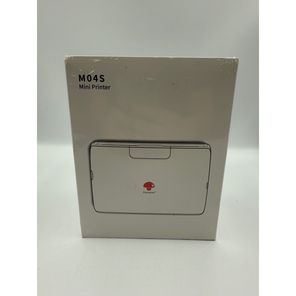 Phomemo M04S Mini Thermal Printer Green Portable Wireless Label Photo Print NEW